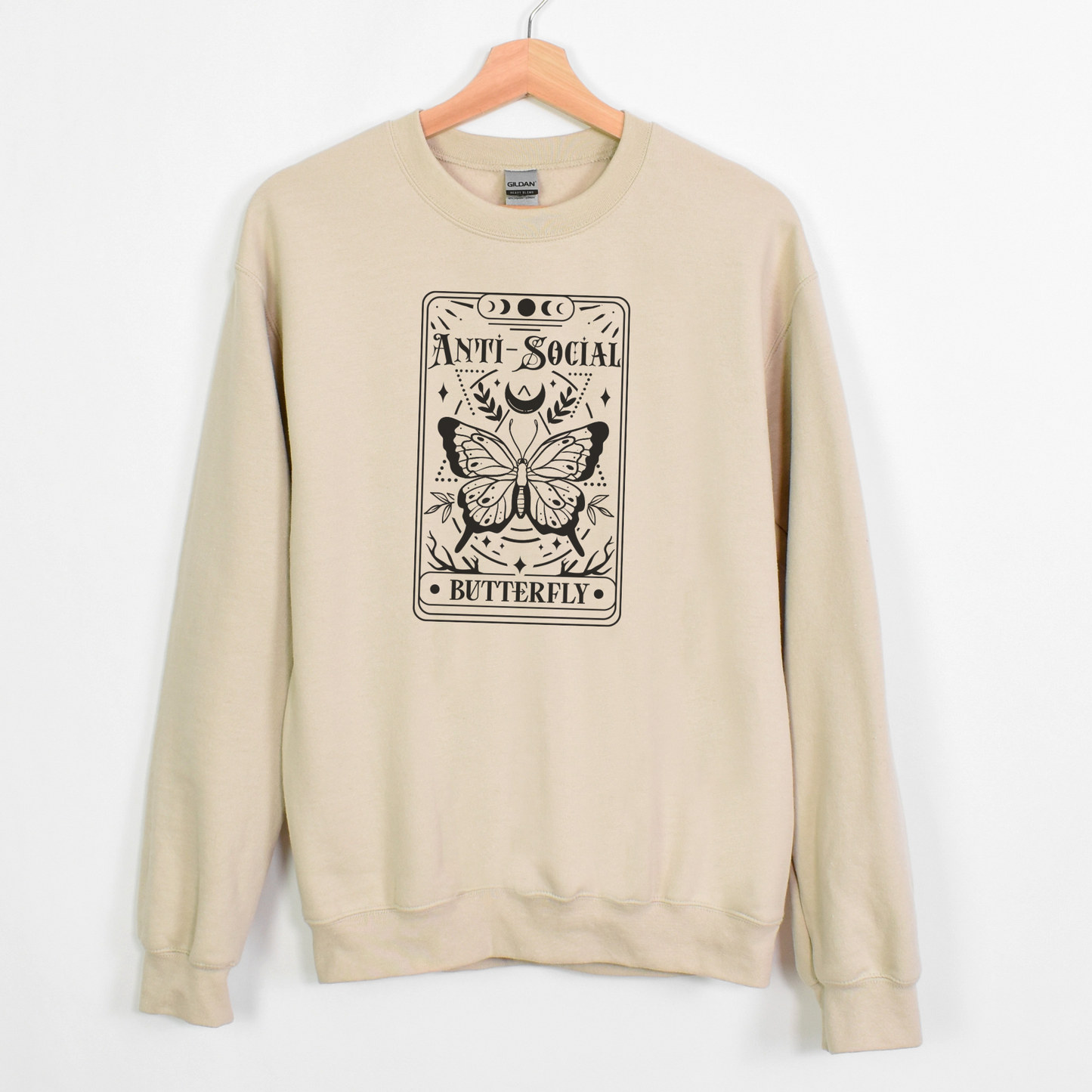 "Anti-Social Butterfly" Tarot Sweatshirt
