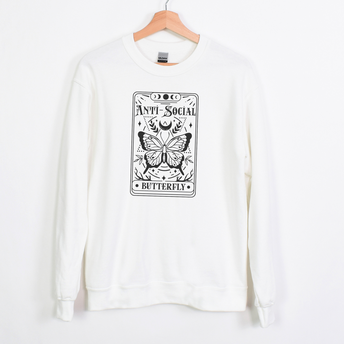 "Anti-Social Butterfly" Tarot Sweatshirt