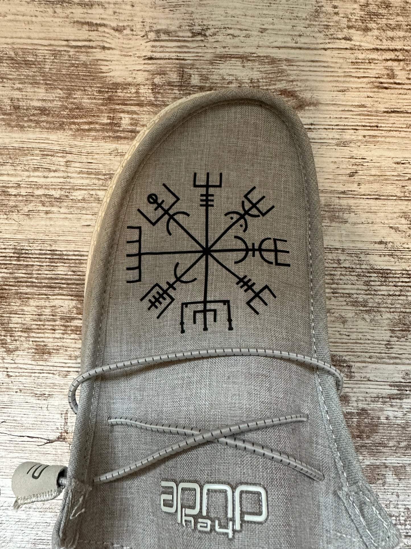 Customized Nordic Rune Hey Dudes