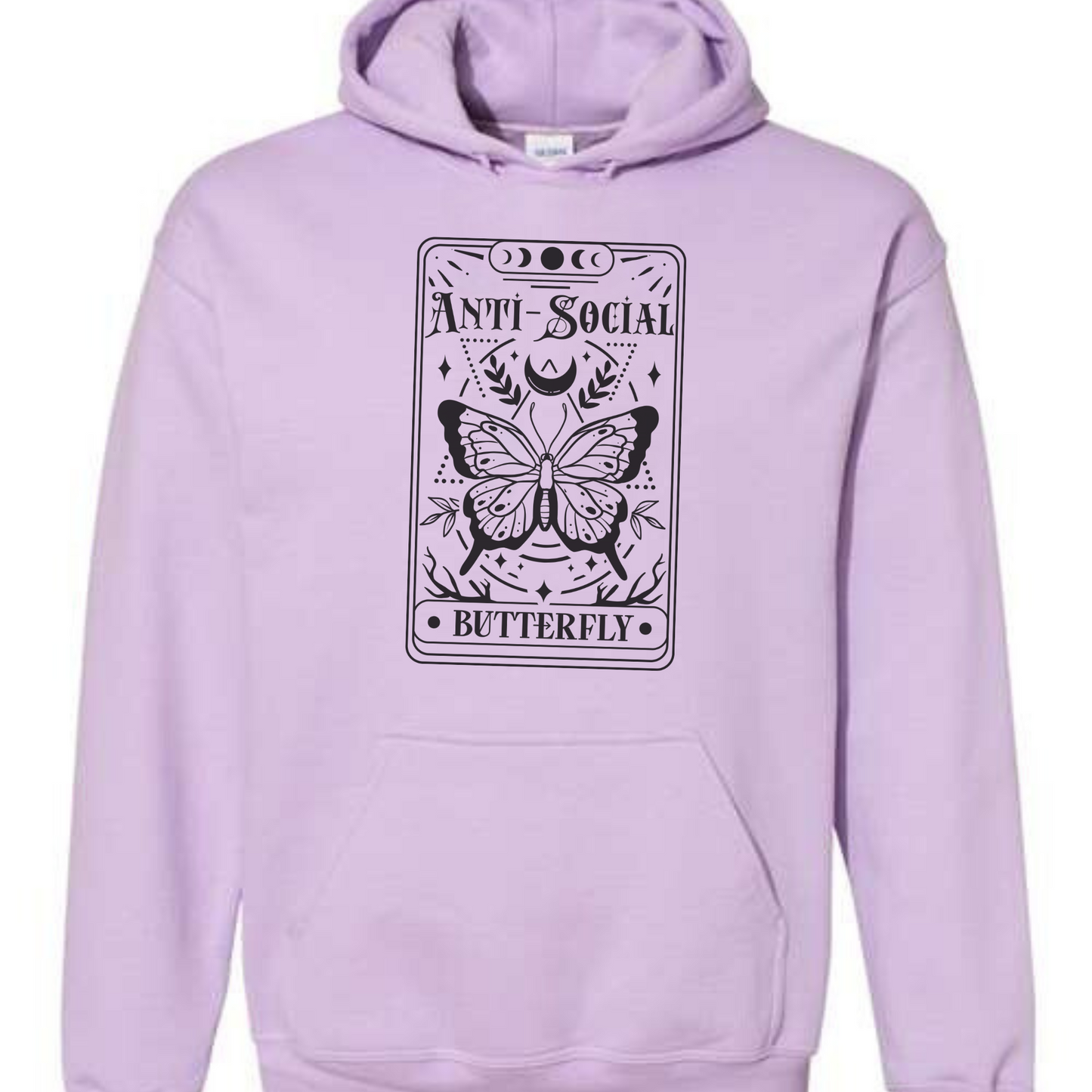 "Anti-Social Butterfly" Tarot Hoodie