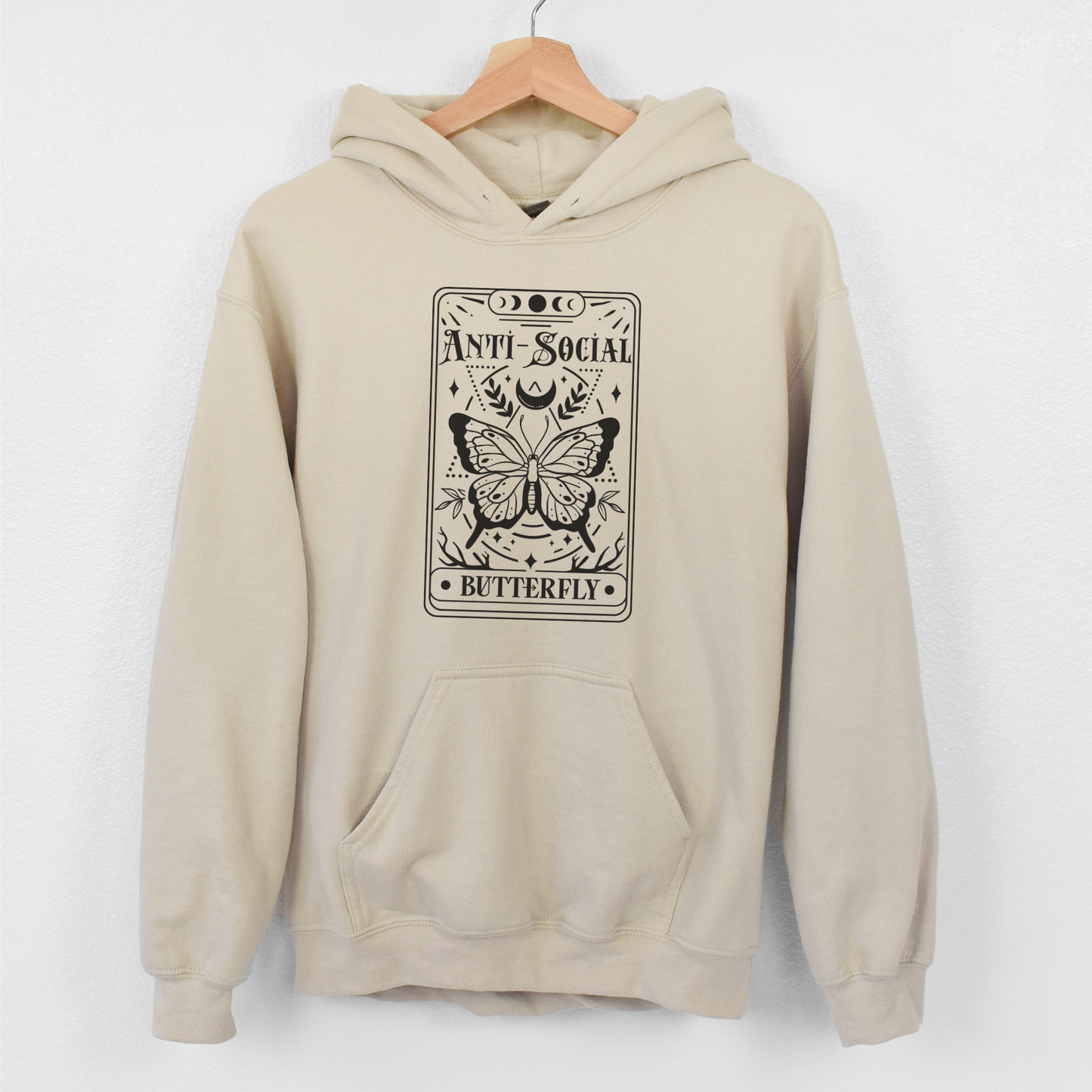 "Anti-Social Butterfly" Tarot Hoodie