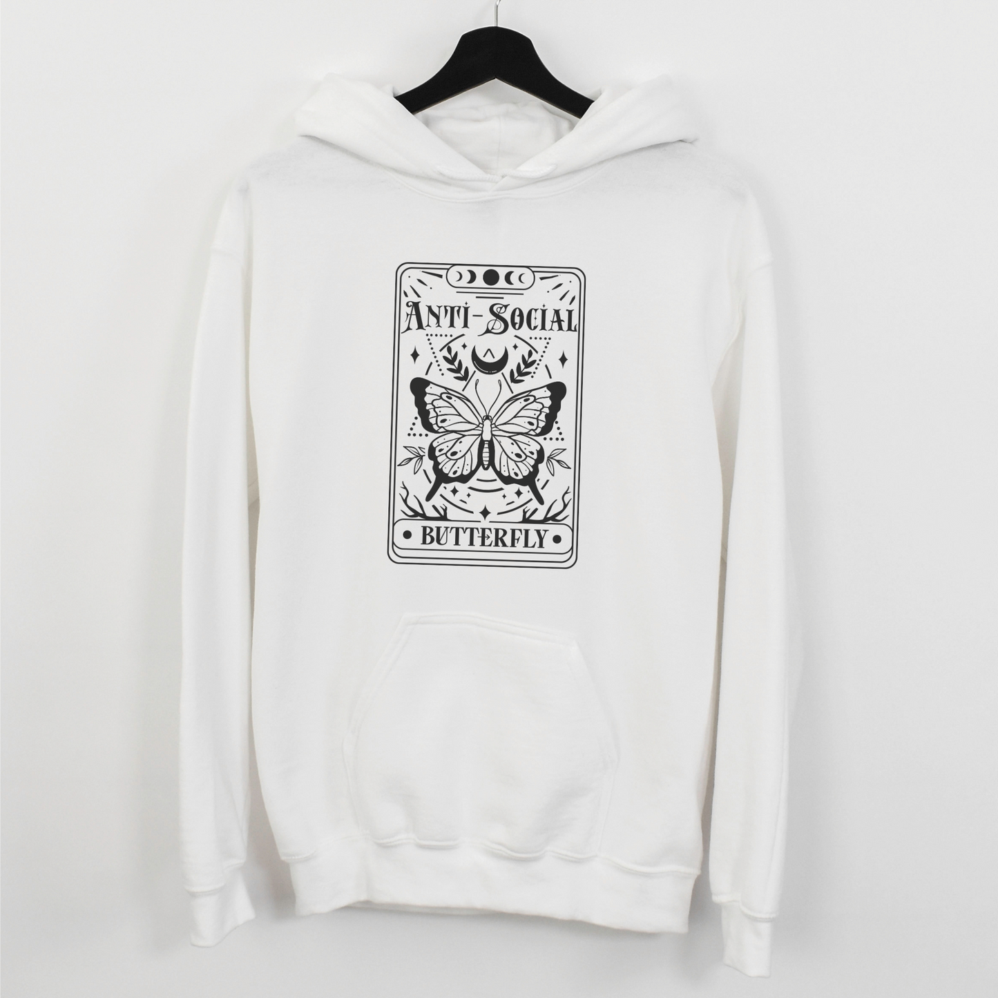 "Anti-Social Butterfly" Tarot Hoodie