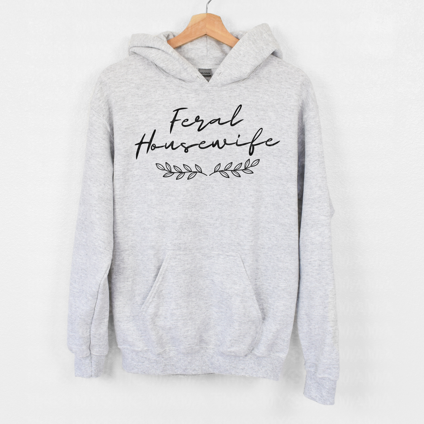 "Feral Housewife" Branches Hoodie