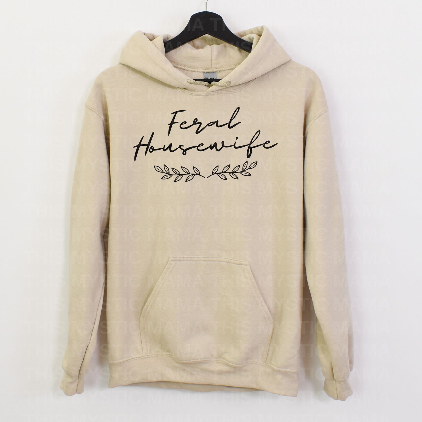 "Feral Housewife" Branches Hoodie