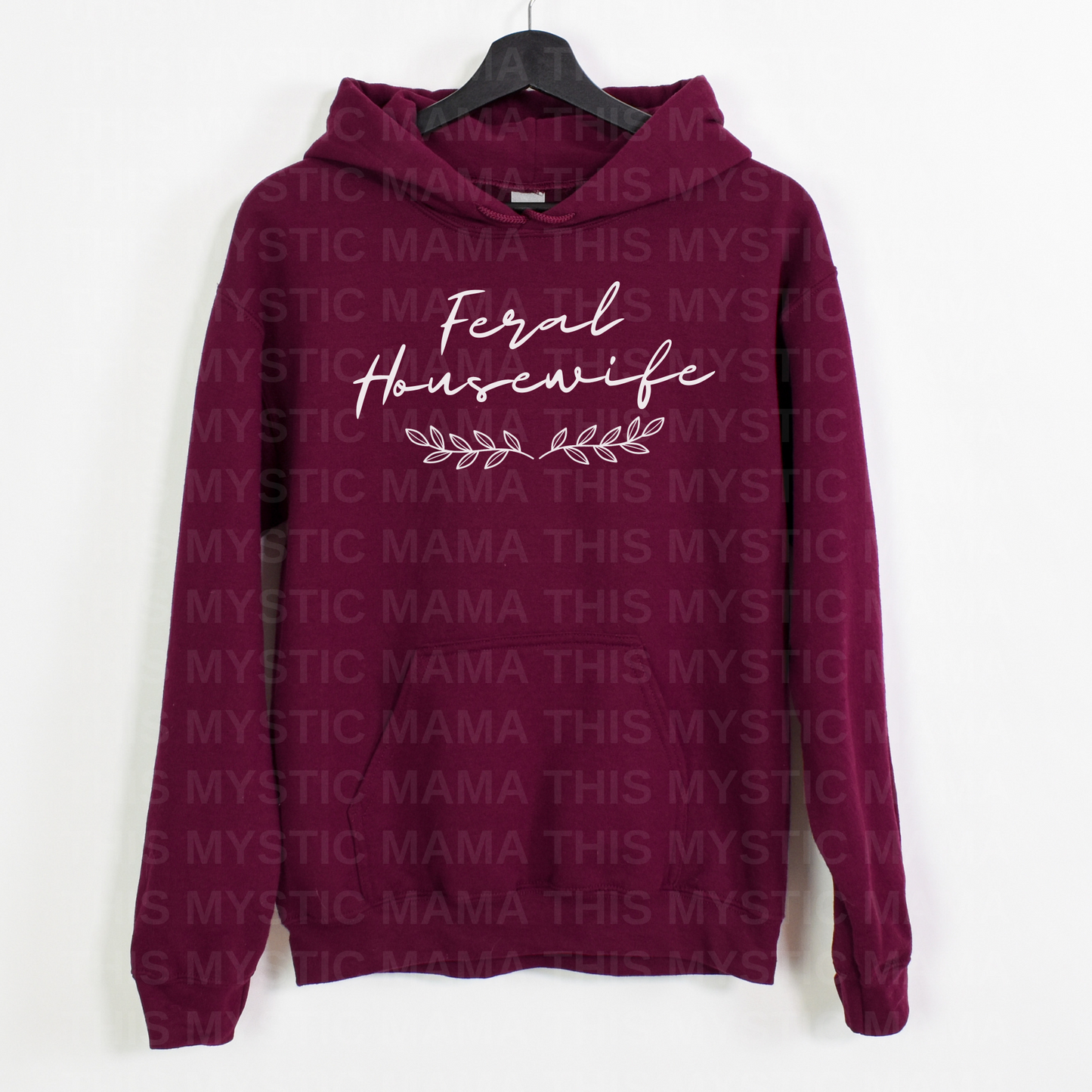 "Feral Housewife" Branches Hoodie