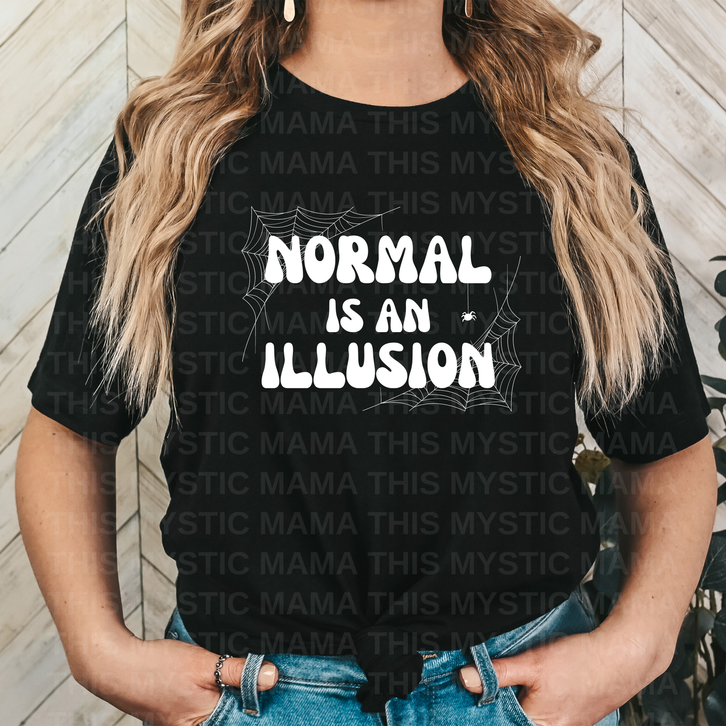 "Normal is an Illusion" Gothic Tee