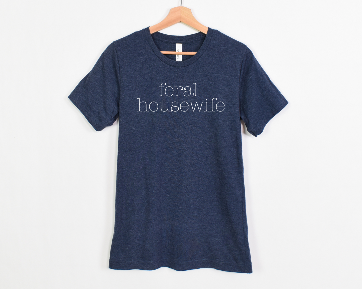 Typewriter Font Feral Housewife Tee | CoolHousewifeApparel